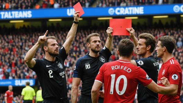 Comment les fans de football rédigent et discutent des cartons rouges